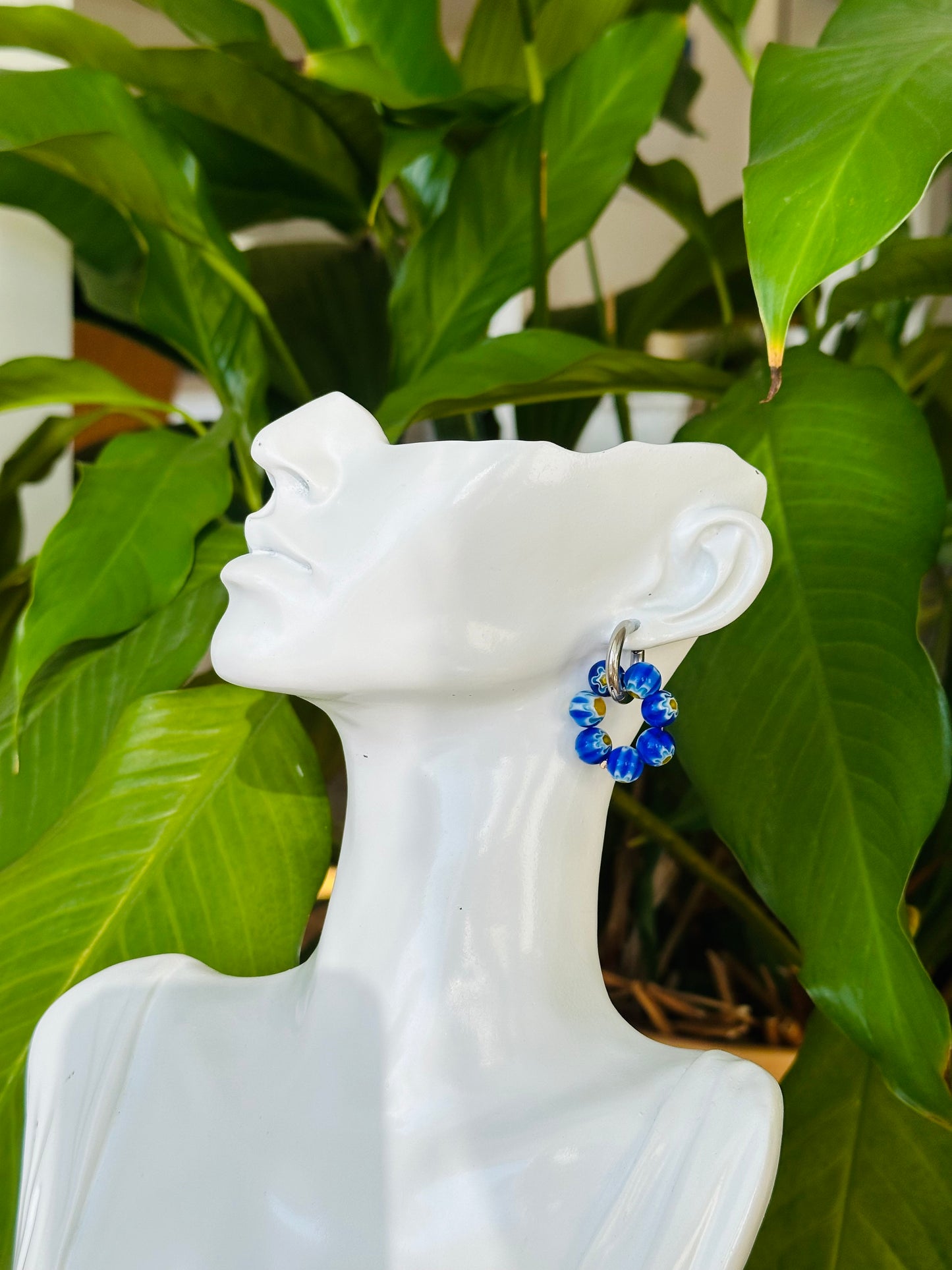 No 2 earrings (better for round charms)