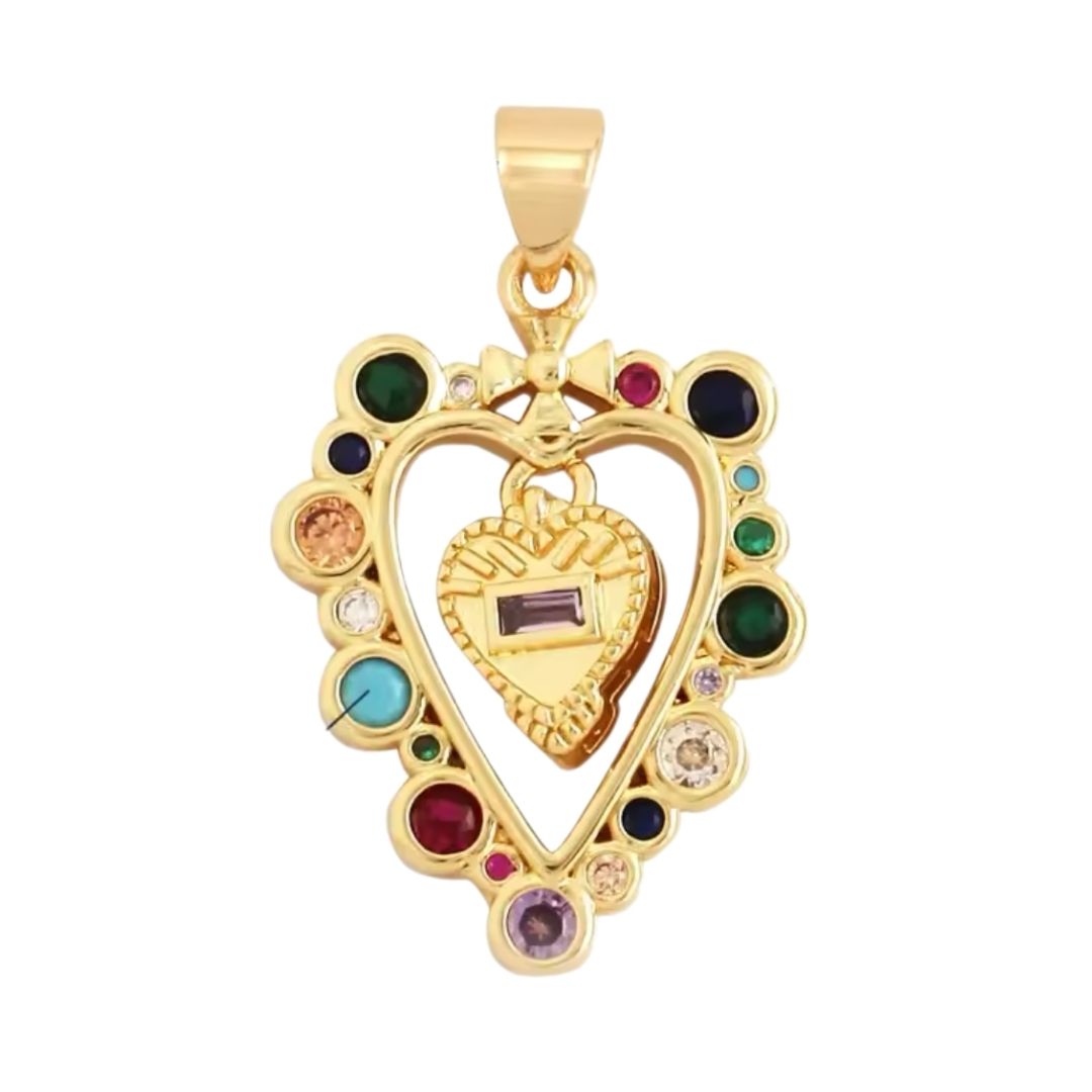 multicolor heart