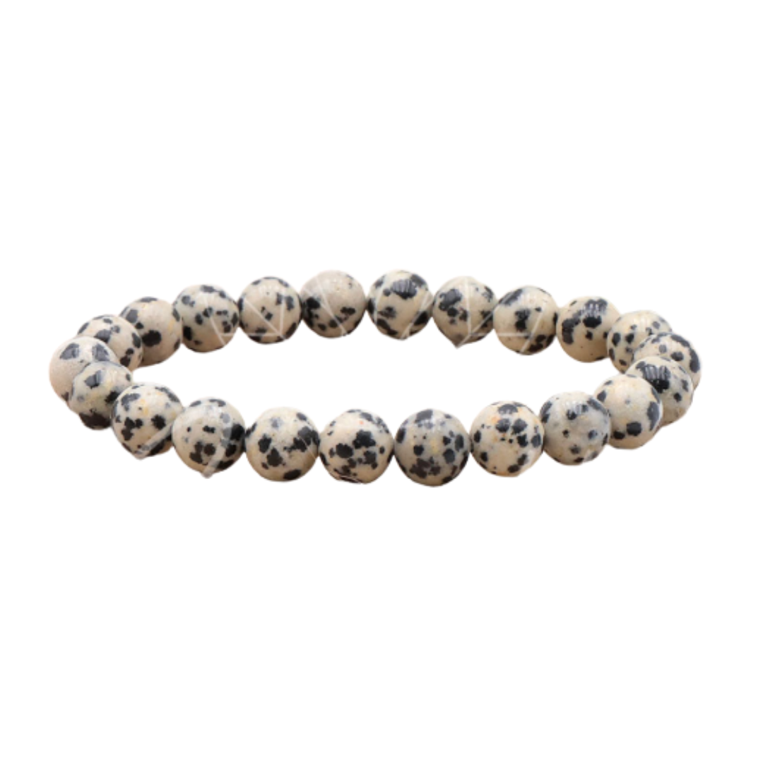 Dalmatian jasper bracelet