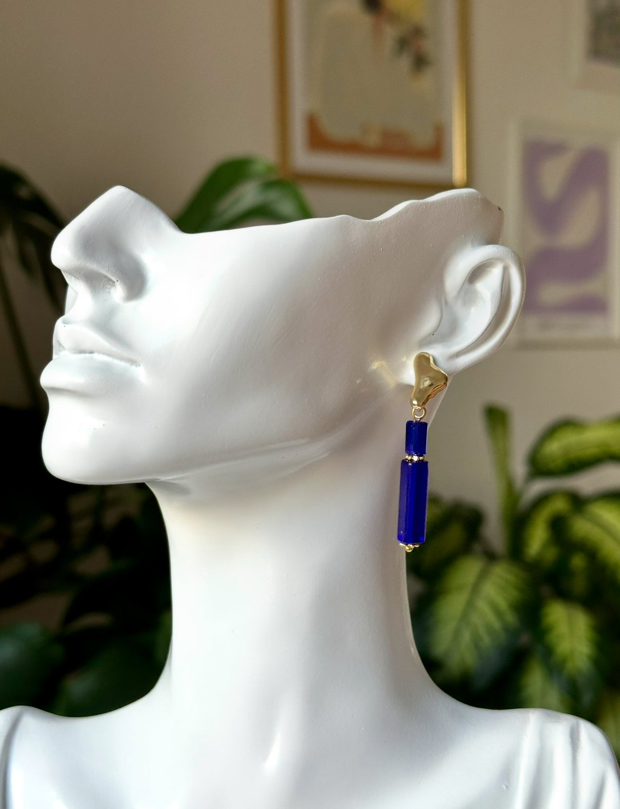 Ocean blue earrings