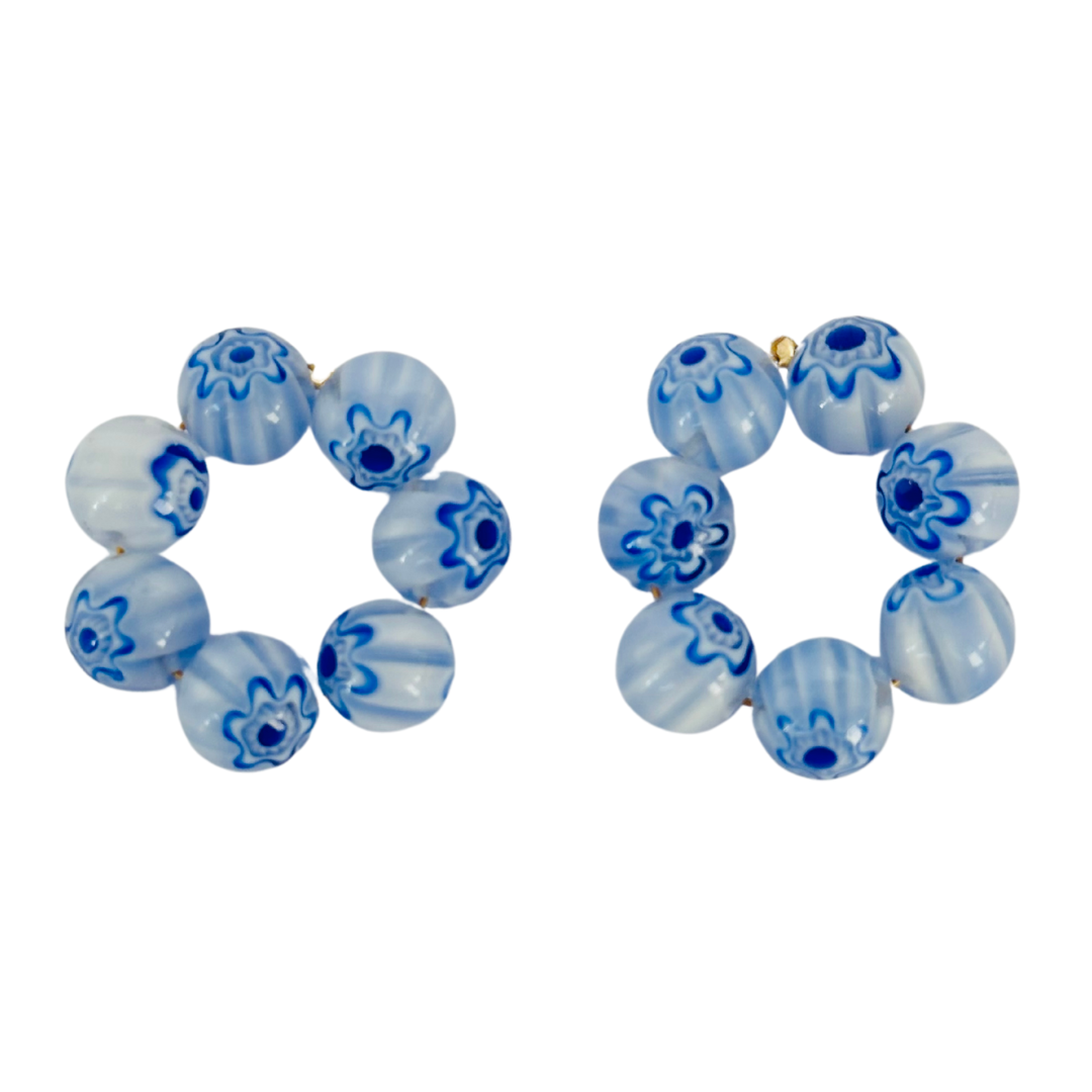 Millefiori sky charms