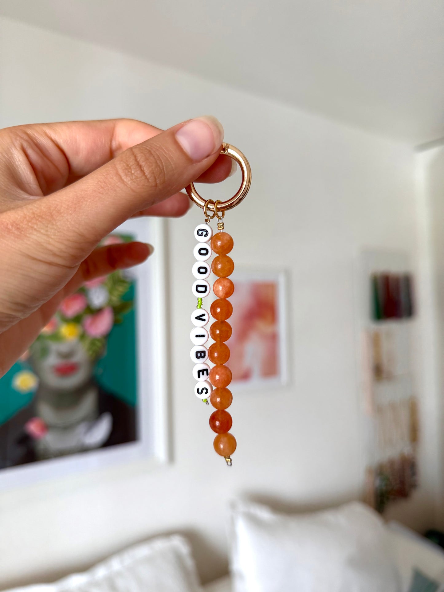 CUSTOM letter + chain