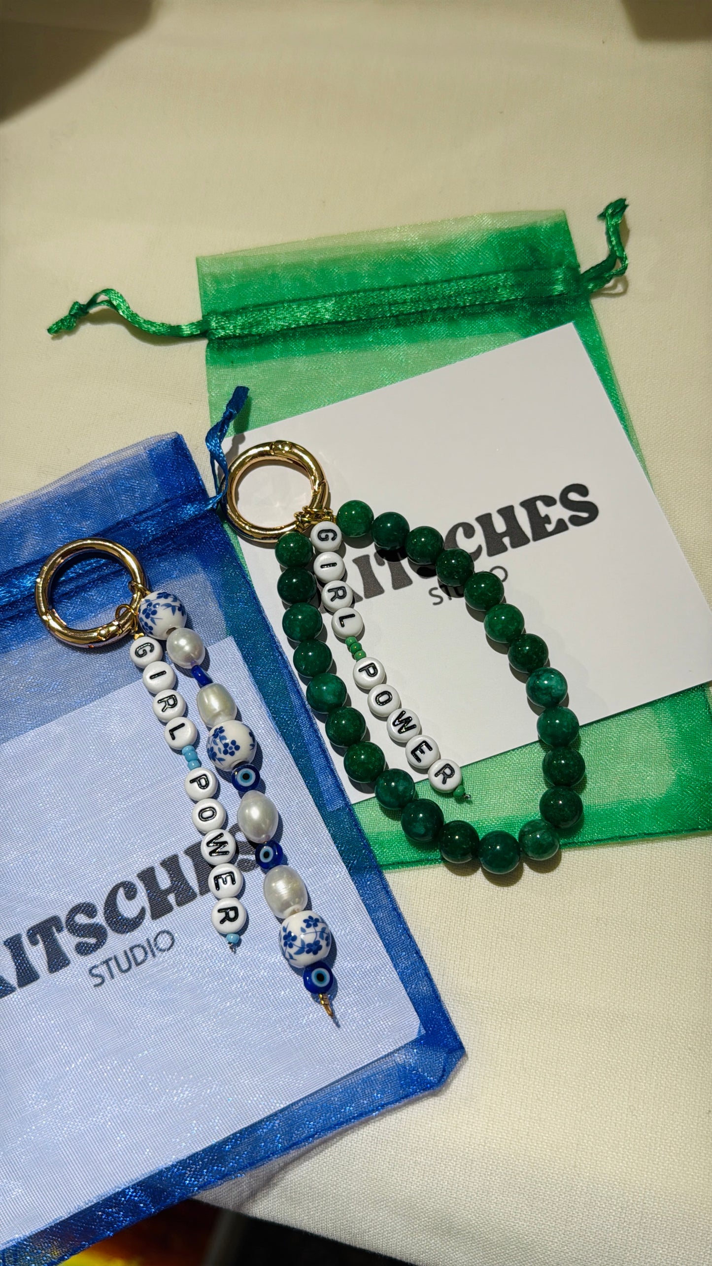 CUSTOM letter + chain