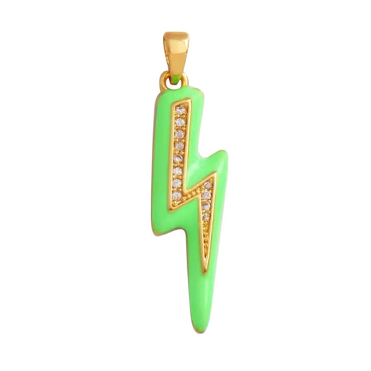 Green lightning