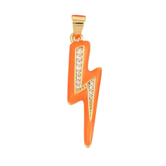 Orange lightning