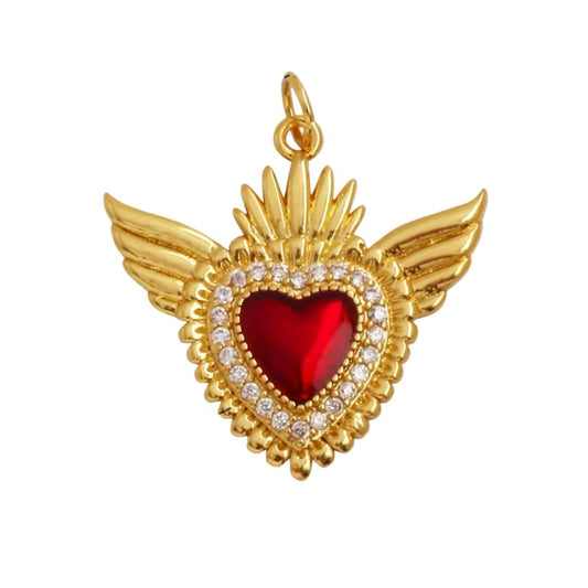 angel medium heart