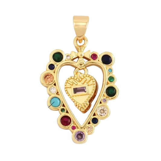 multicolor heart