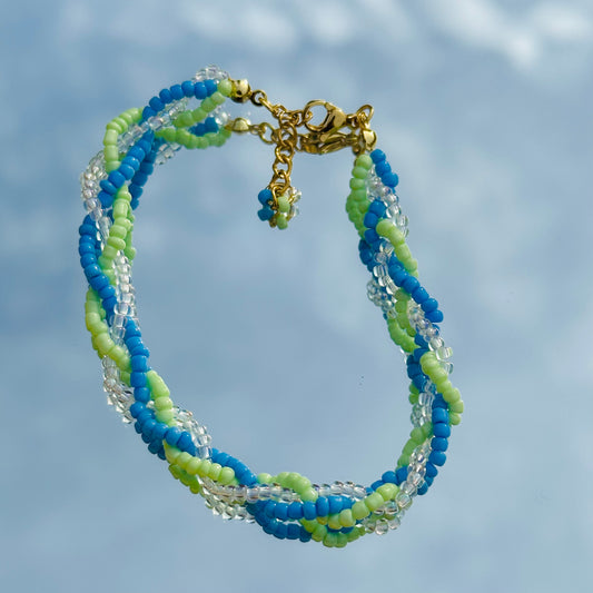 Green lotus bracelet