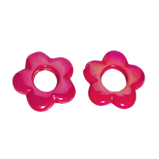 Flowerpower pink charms