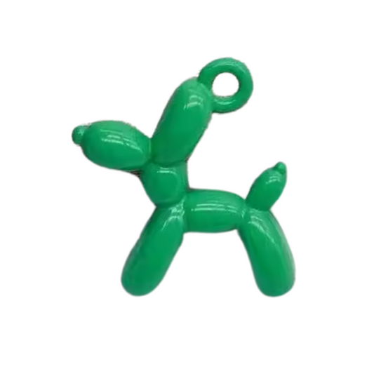 green dog