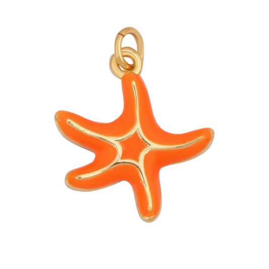 orange starfish
