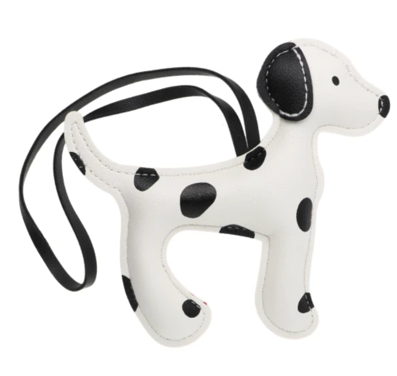 Dalmatian bag charm