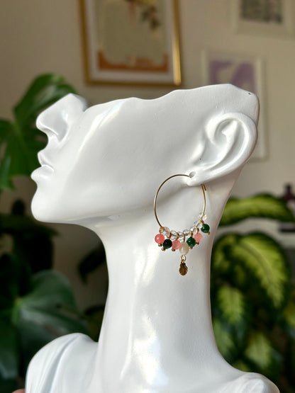 Rose des mers earrings