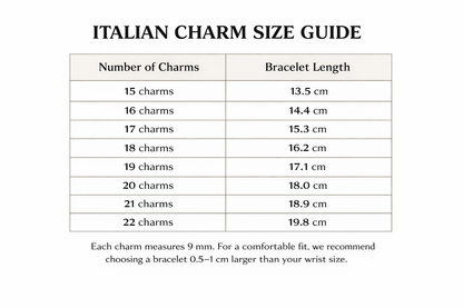 Italian charms bracelet
