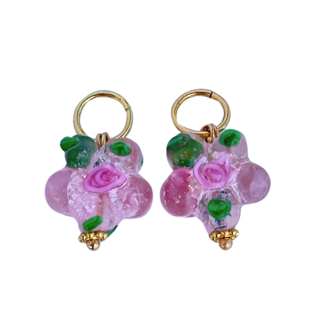 Flora pink charms