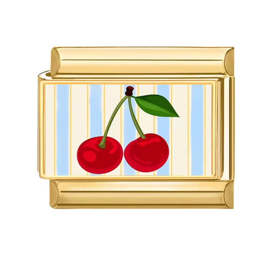cherry gold charms