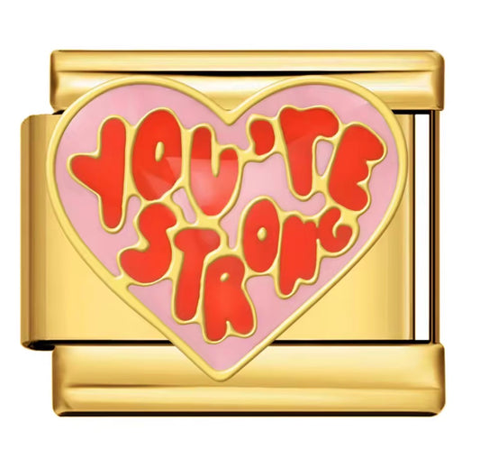 You're strong gold charms