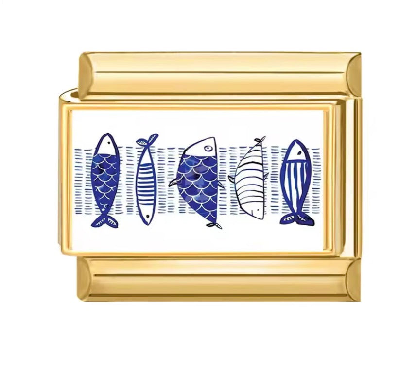 fish gold charms