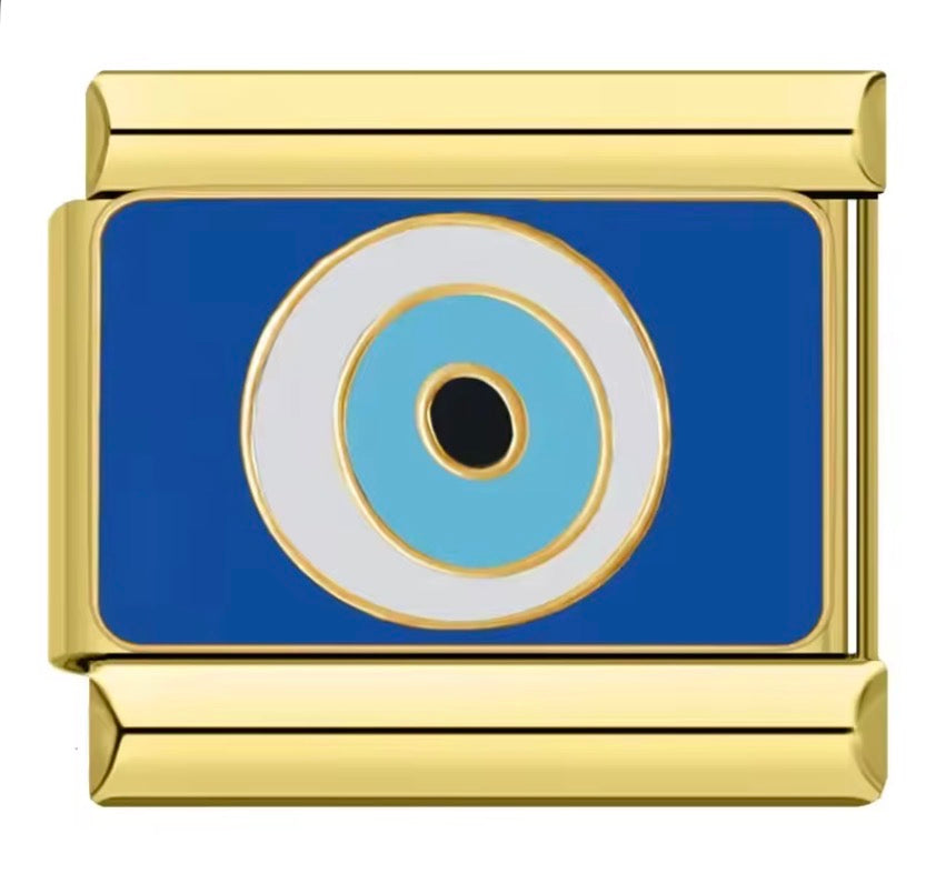 blue eye gold charms