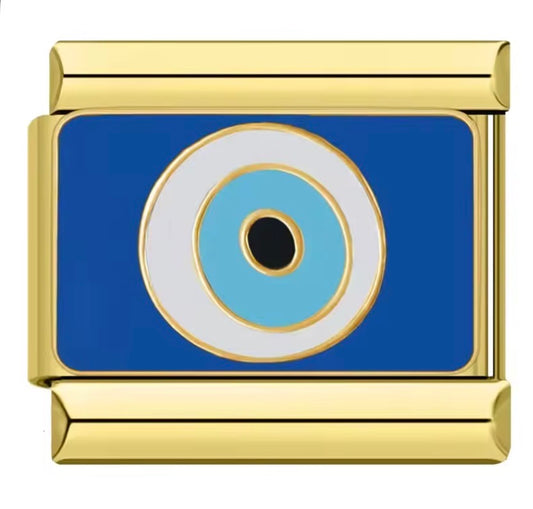 blue eye gold charms