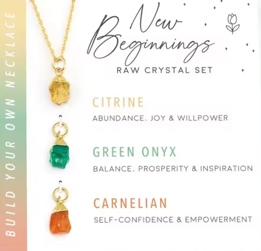 New Beginnings stone set
