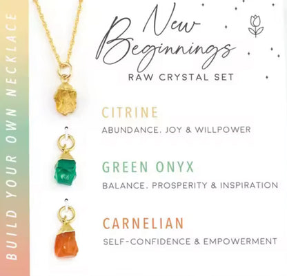 New Beginnings stone set